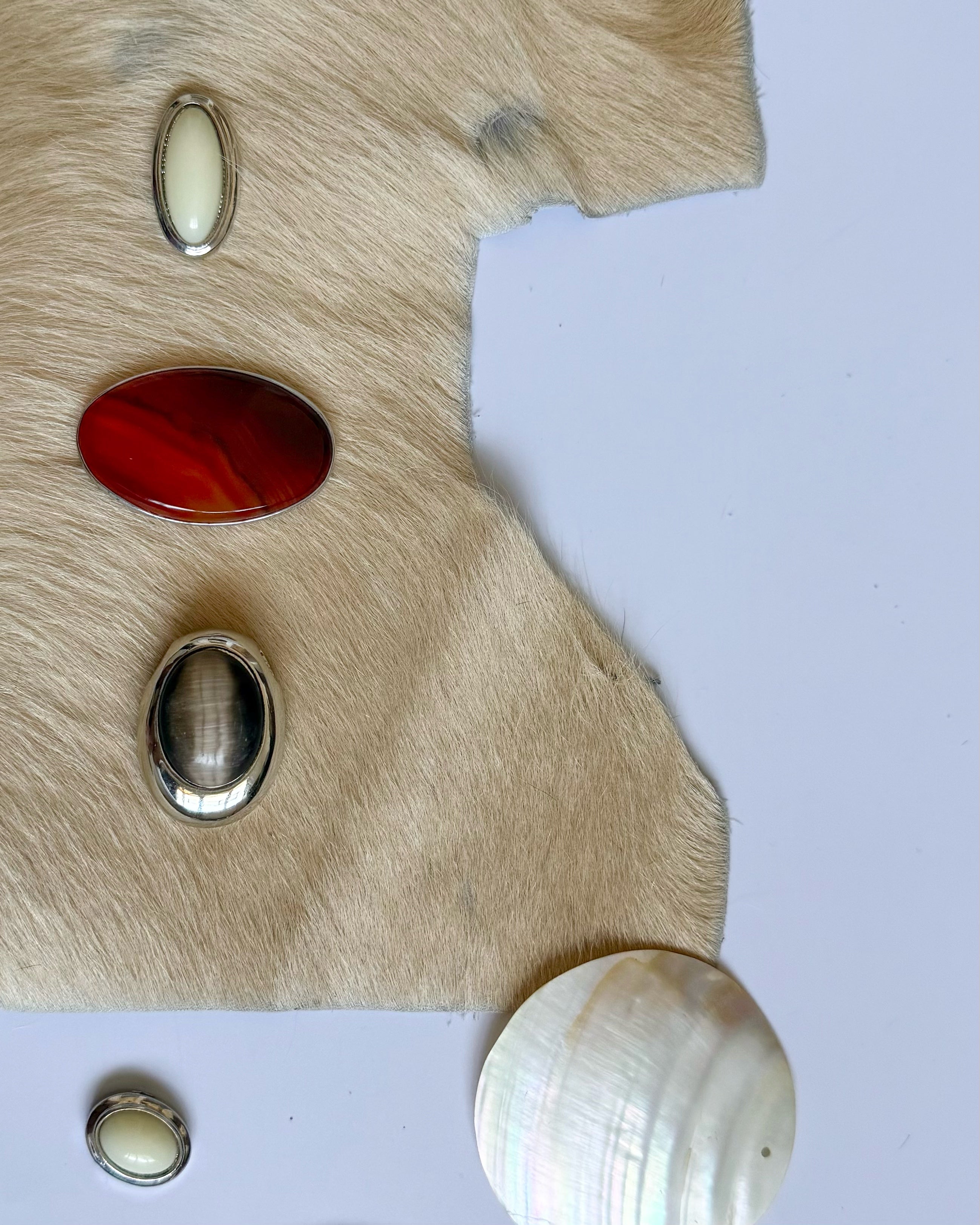 Red Agate Vintage Charm