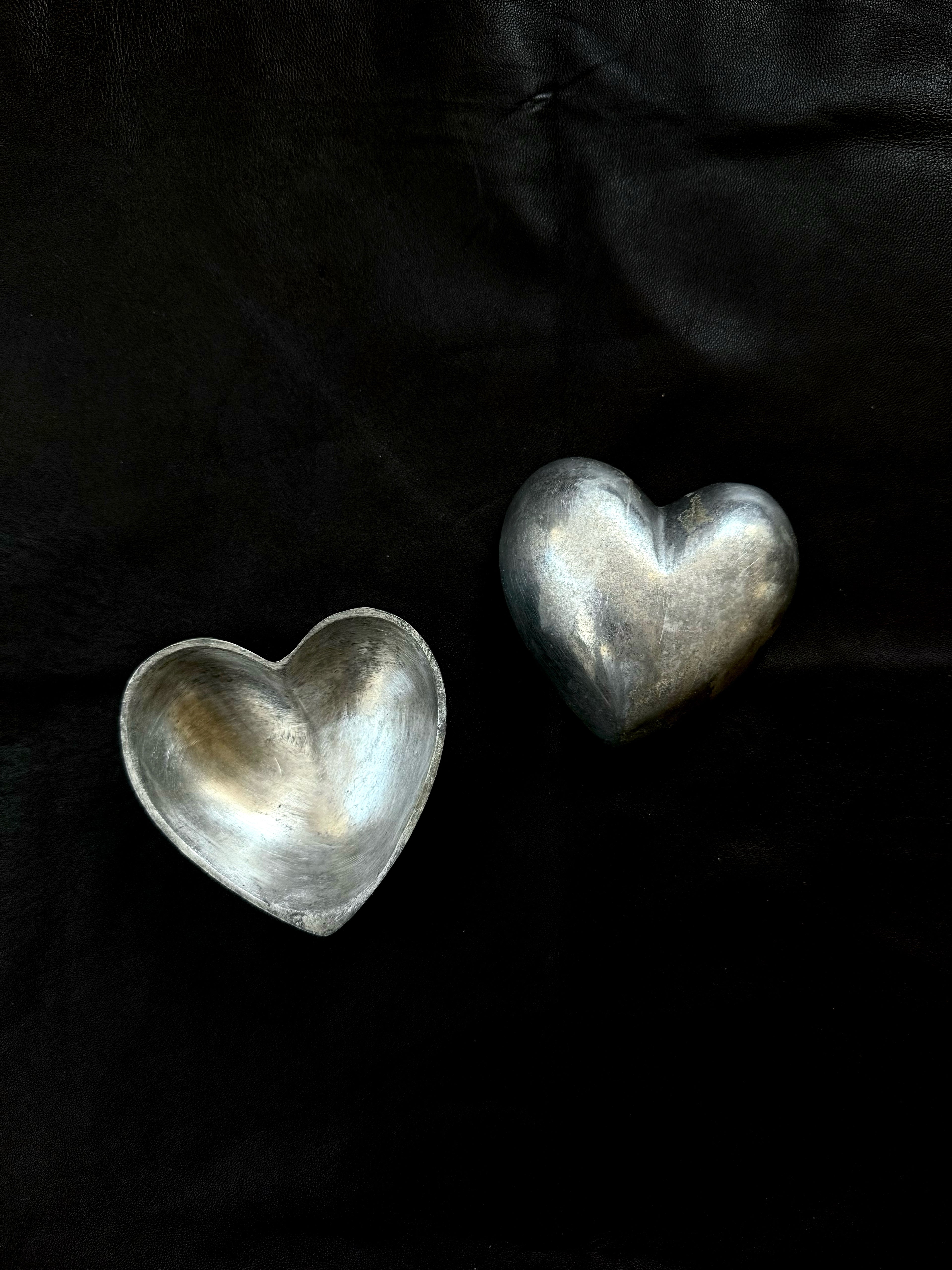 Vintage Silver Metal Trinket Box/Ashtray