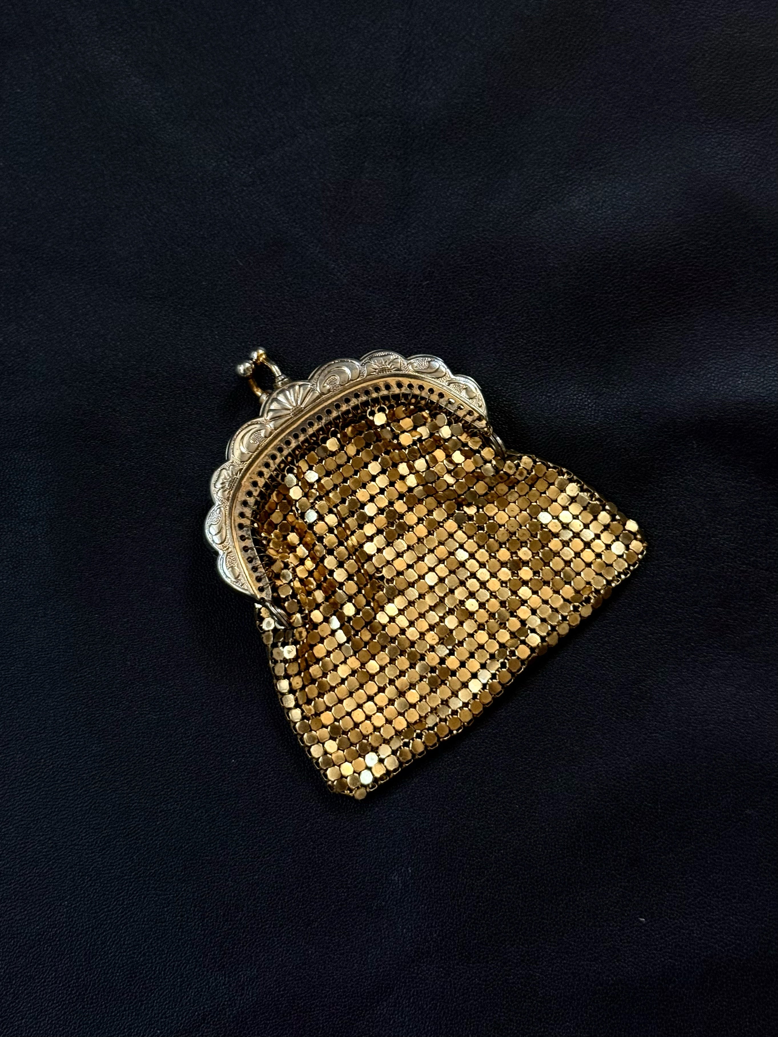Metal Vintage Coin Purse (Gold)